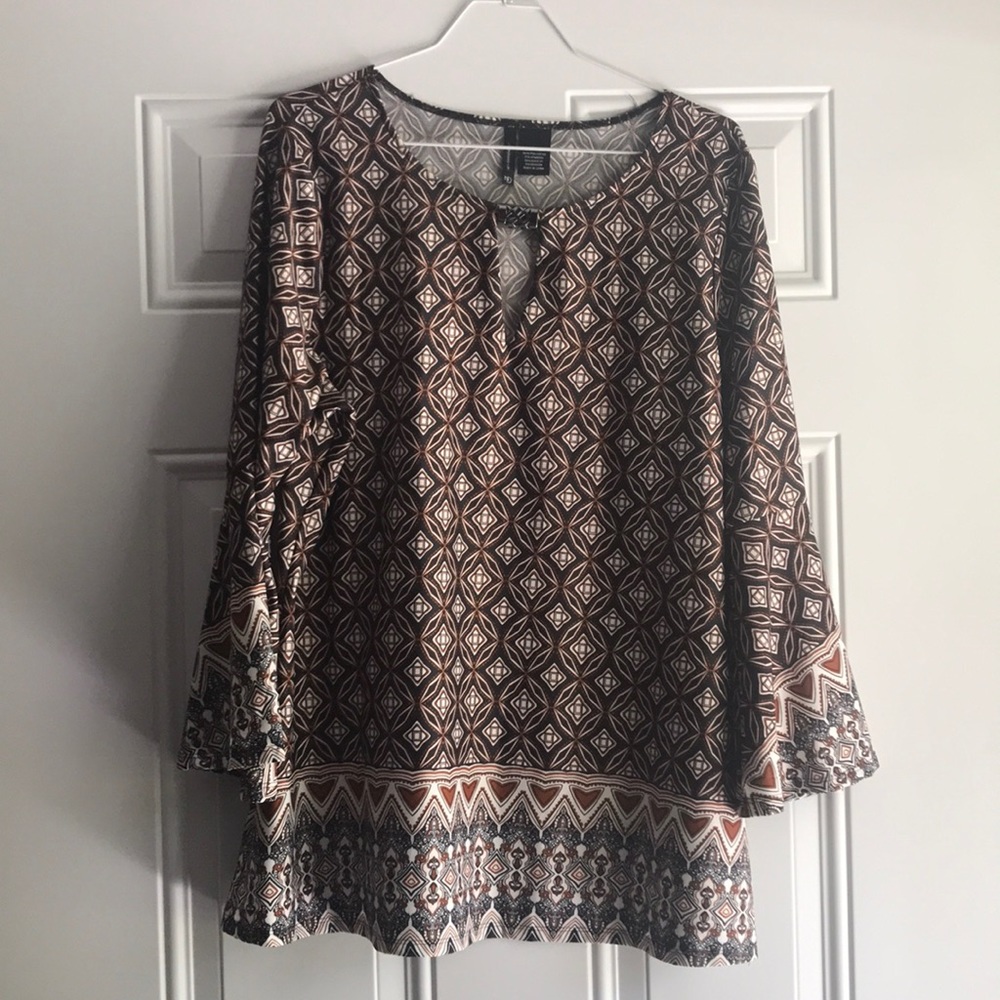 3/4 length dress shirt